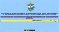 Desktop Screenshot of burtonmodelboatclub.org.uk